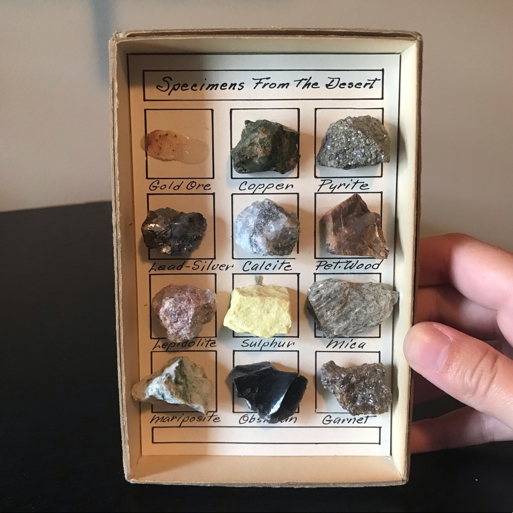 Specimens from the Desert Vintage Rock Collection